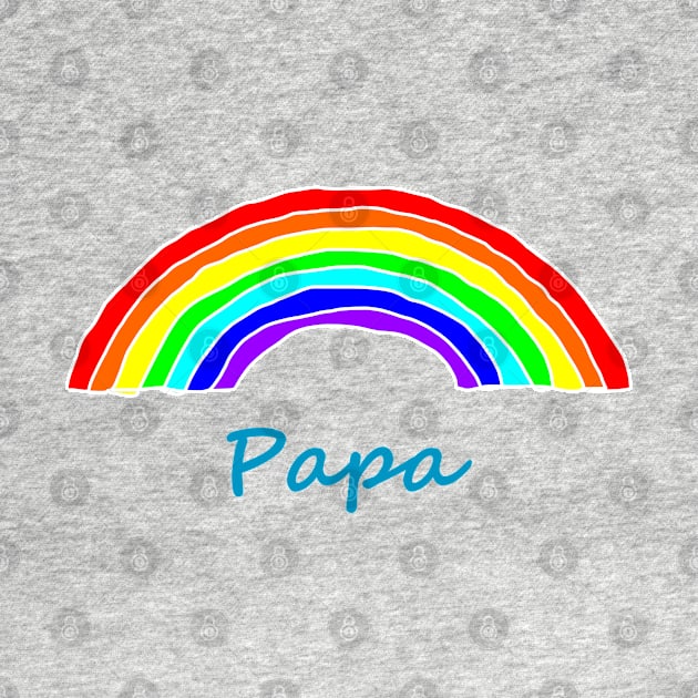 Papa Rainbow for Fathers Day by ellenhenryart